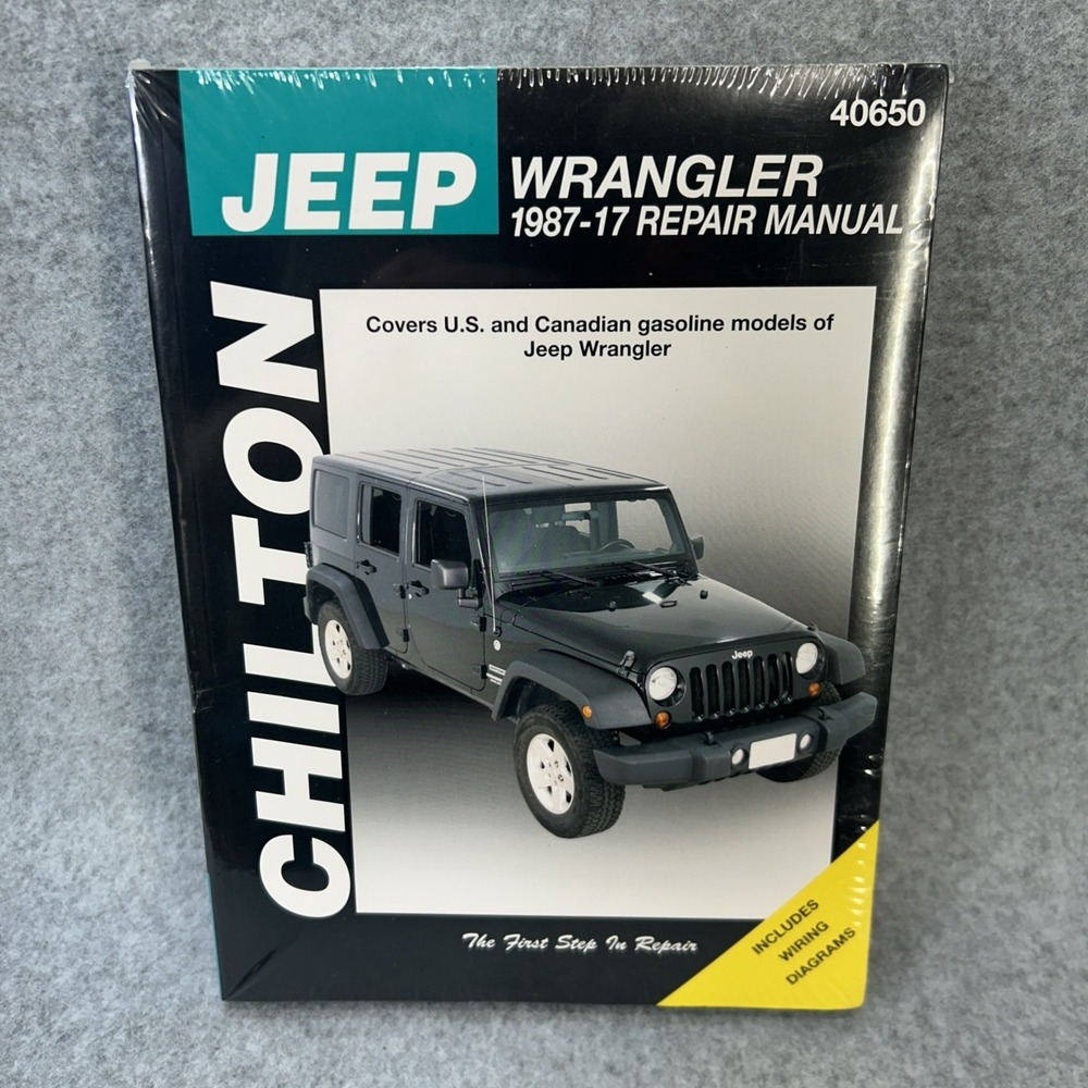 Jeep Wrangler 1987-17 Chilton Repair Manual 40650 Wiring Diagrams OS